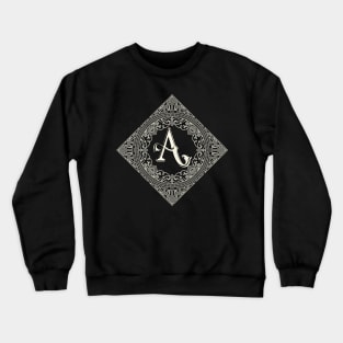 Monogram Letter А Crewneck Sweatshirt